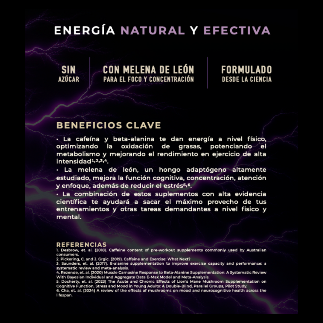 Pre-Workout Atomic Fungi Energy | 300 g