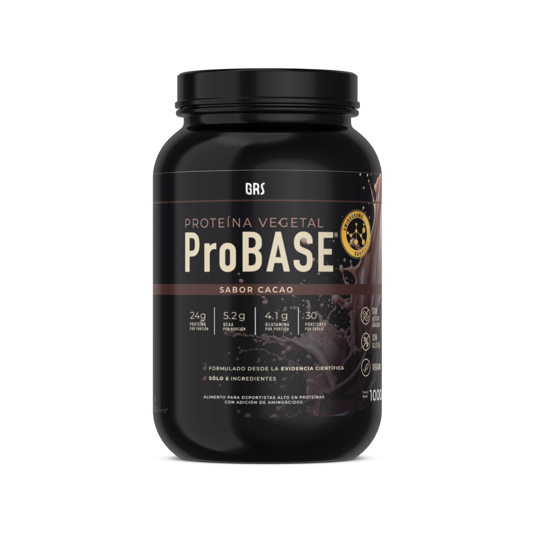 Proteína vegana ProBASE Cacao 1 kg nueva fórmula - GRS