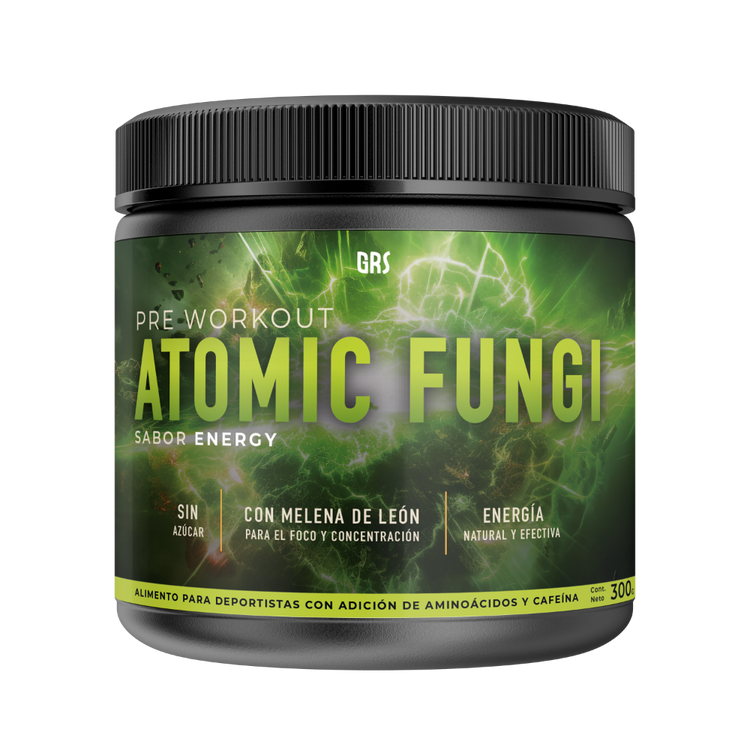pre-entreno vegano Atomic Fungi_energy_Energia